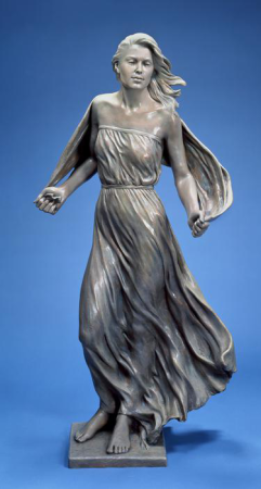 Summer Breeze, Karl Jensen
Painted bronze sculpture